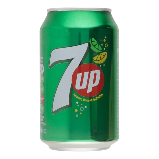 7-Up, 12oz Can.